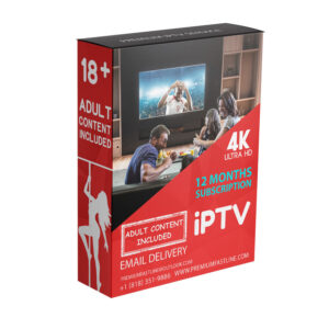 Premium 12 months IPTV subscription